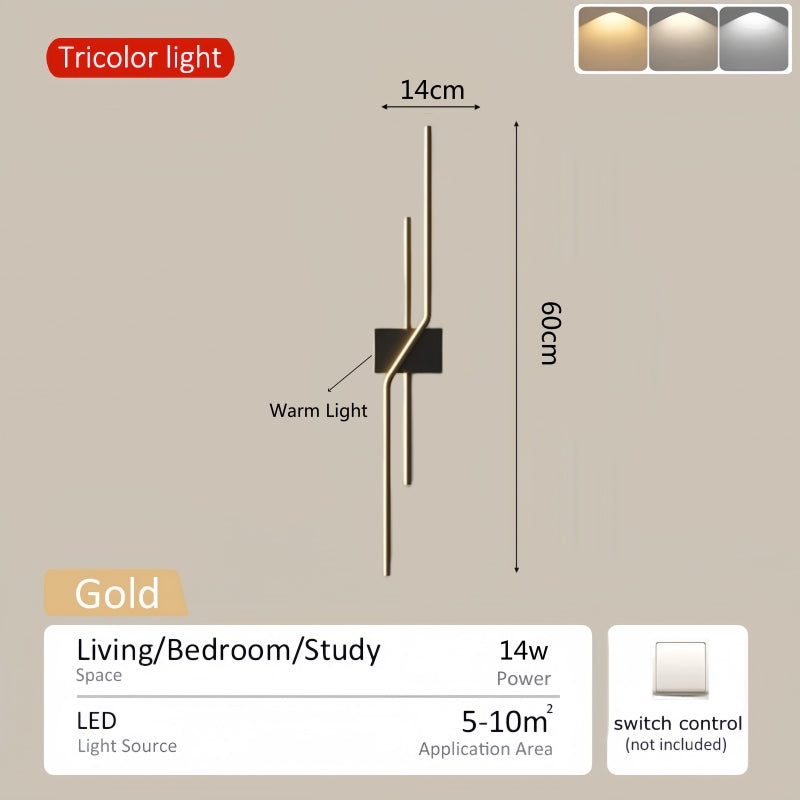 LED Night Light for Living Room Bedside Decor Sleep Lights Wall Lights Indoor Wall Lamps Bedroom