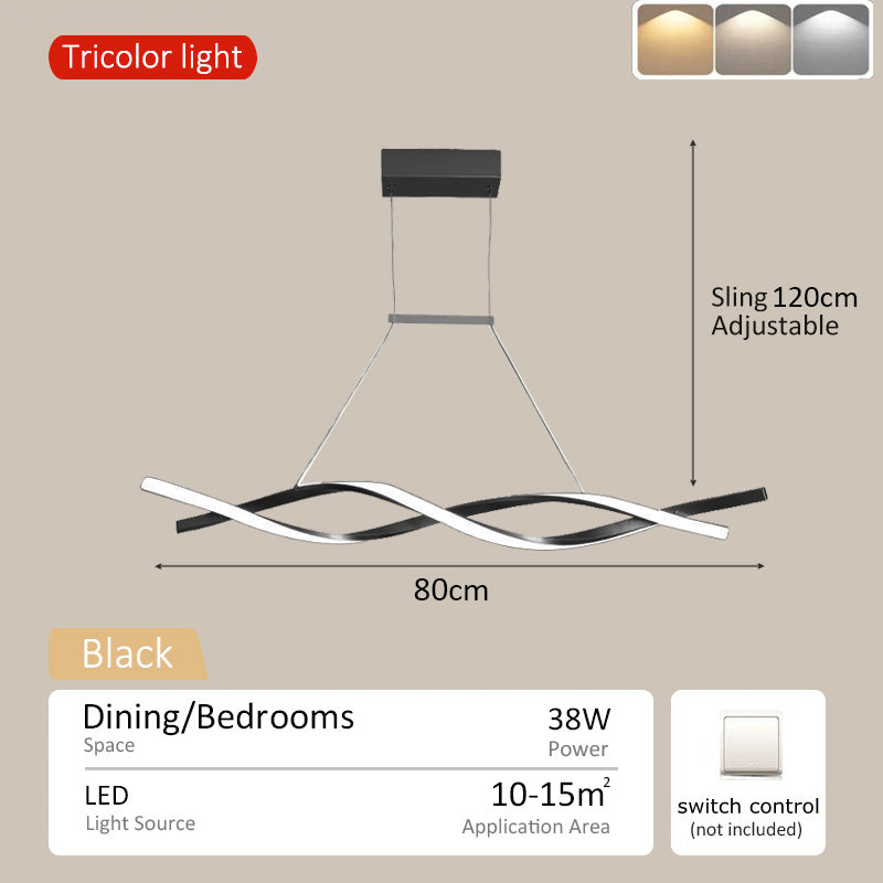 Bar Counter Hanging Lights for Dinning Room Chandelier Ceiling Light for Kitchen LED Drop Lamps
