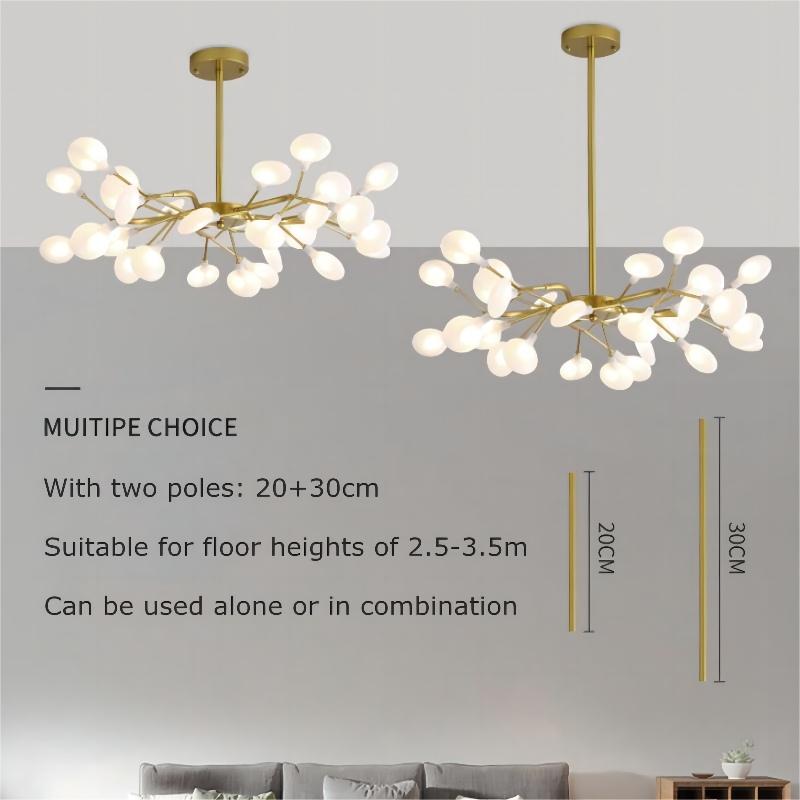 Hanging decorative lights, aesthetic LED bedroom lights, minimalist hanging ceiling lights, living room ceiling lights, children's bedroom lights, living room decoration lights