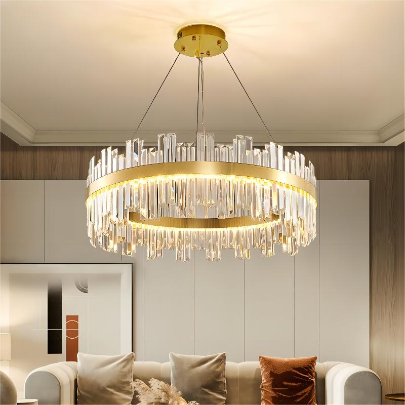 Nordic chandelier ceiling lights tri color for living room bedroom pendant dining lamps with remote