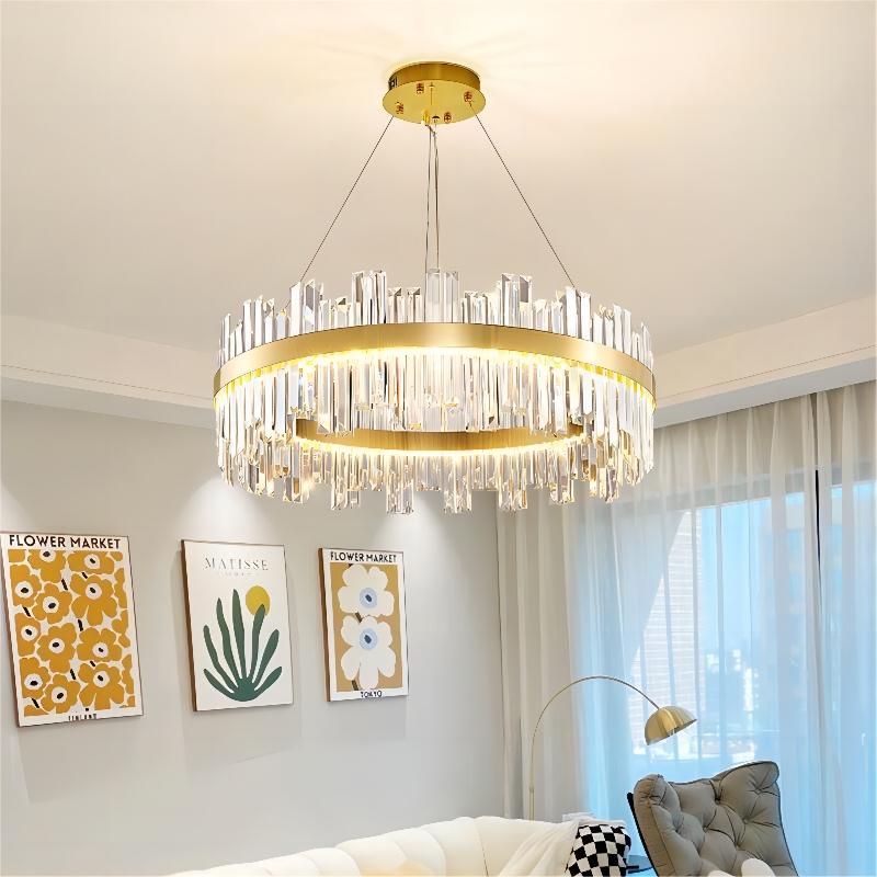 Nordic chandelier ceiling lights tri color for living room bedroom pendant dining lamps with remote