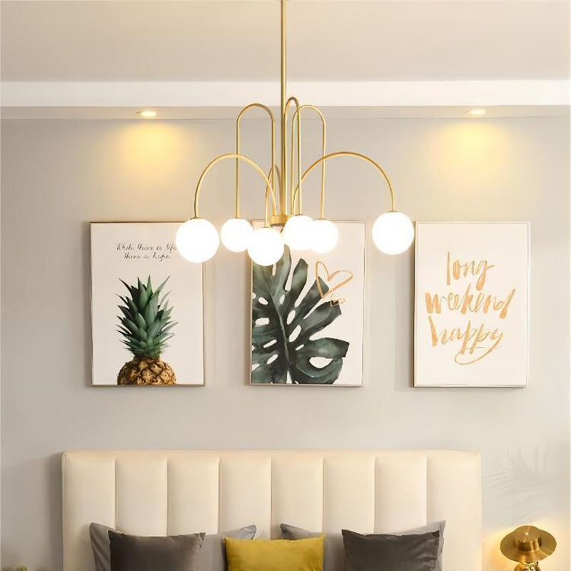 Minimalist Hanging Lights Living Room Ceiling Decorative Lights Bedroom Aesthetic Wedding Decoration Stairs Indoor 3 Color Led Lights