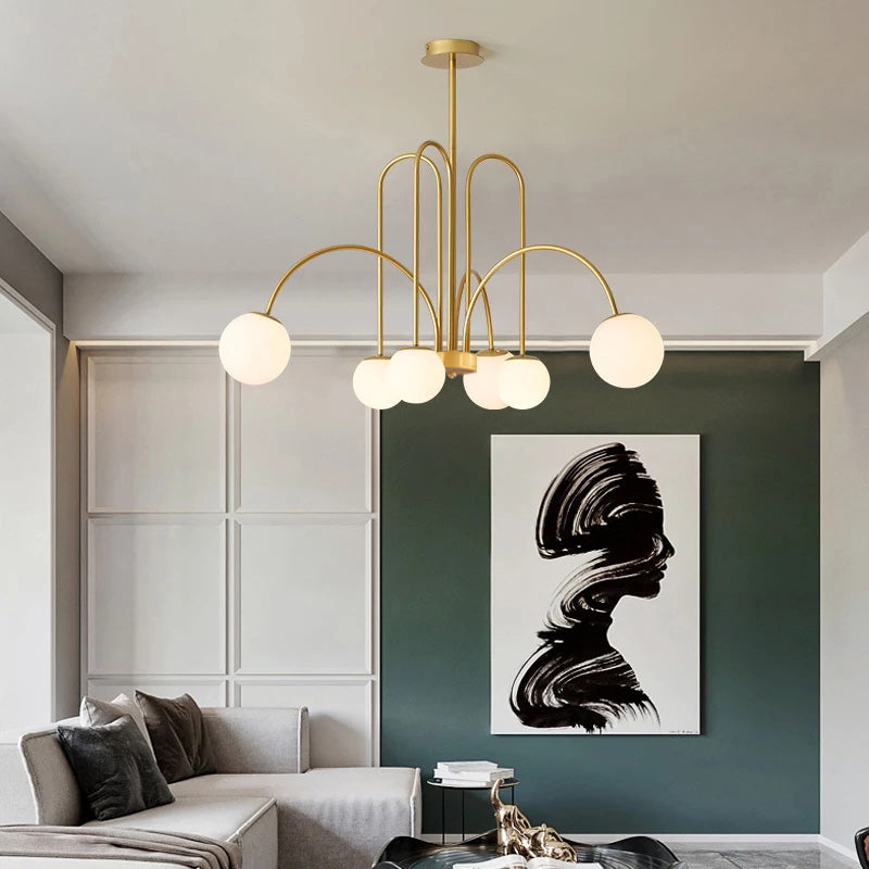 Minimalist Hanging Lights Living Room Ceiling Decorative Lights Bedroom Aesthetic Wedding Decoration Stairs Indoor 3 Color Led Lights