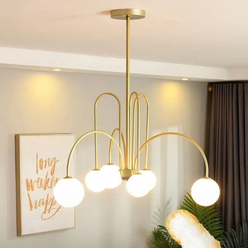 Minimalist Hanging Lights Living Room Ceiling Decorative Lights Bedroom Aesthetic Wedding Decoration Stairs Indoor 3 Color Led Lights