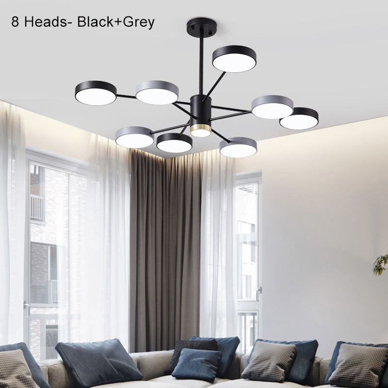 Nordic Living Room Chandelier Modern Simple LED Chandelier Restaurant Bedroom Lamp Creative Chandelier