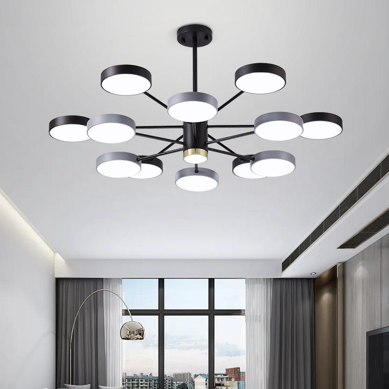 Nordic Living Room Chandelier Modern Simple LED Chandelier Restaurant Bedroom Lamp Creative Chandelier
