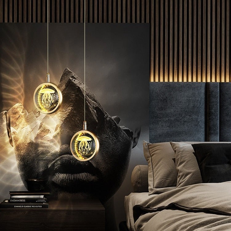 Chandelier Ceiling Lights Bar Counter Drop Hanging Pendant Lights for Bedroom Sleep Night Lights