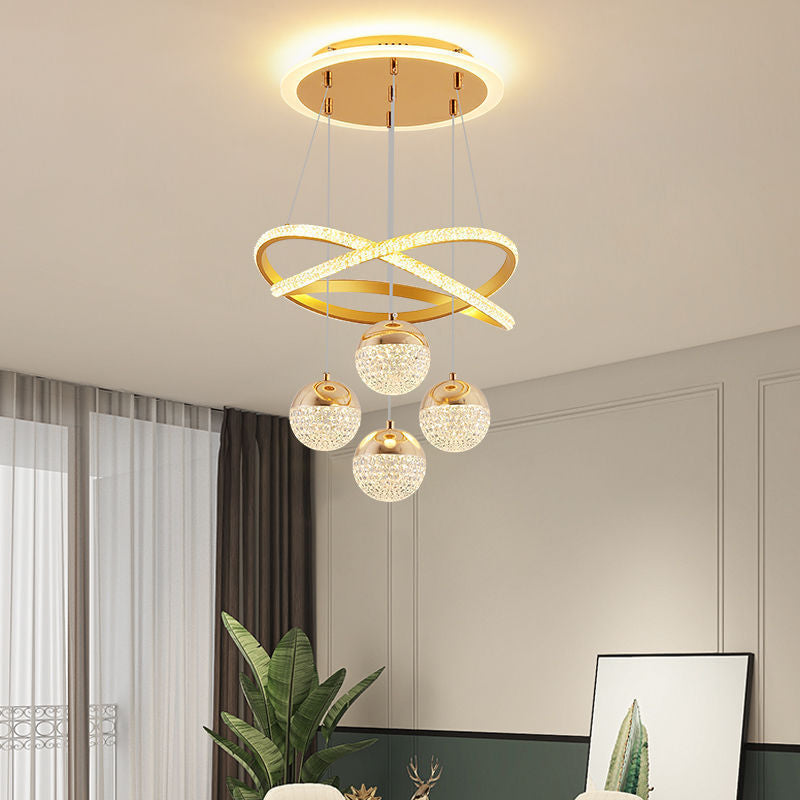 Chandelier Ceiling Lights Tri Color fo rDinning Modern Design Drop Lamp Hanging Lights Living Room