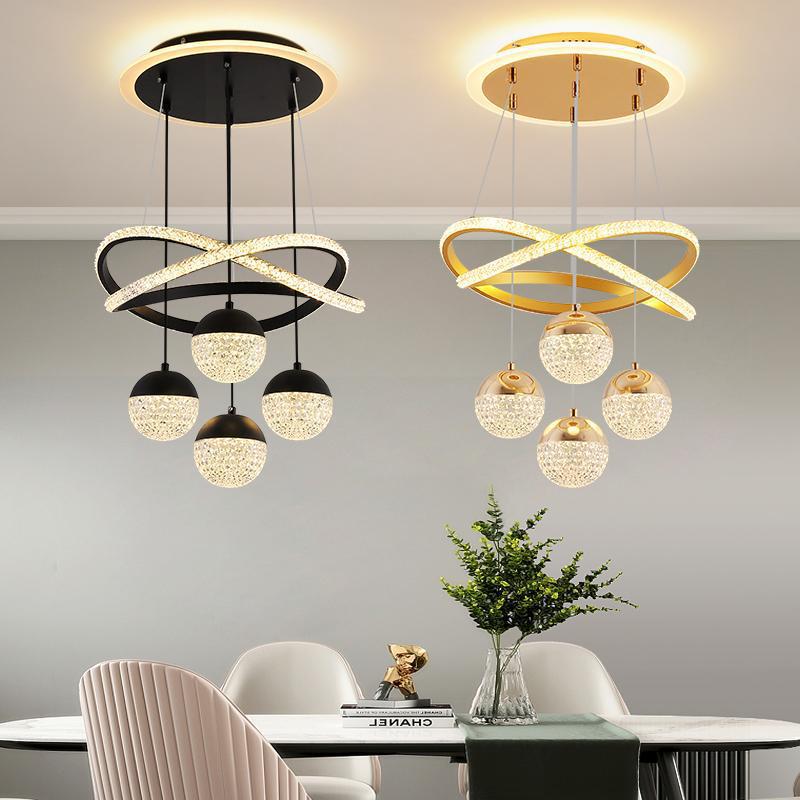 Chandelier Ceiling Lights Tri Color fo rDinning Modern Design Drop Lamp Hanging Lights Living Room