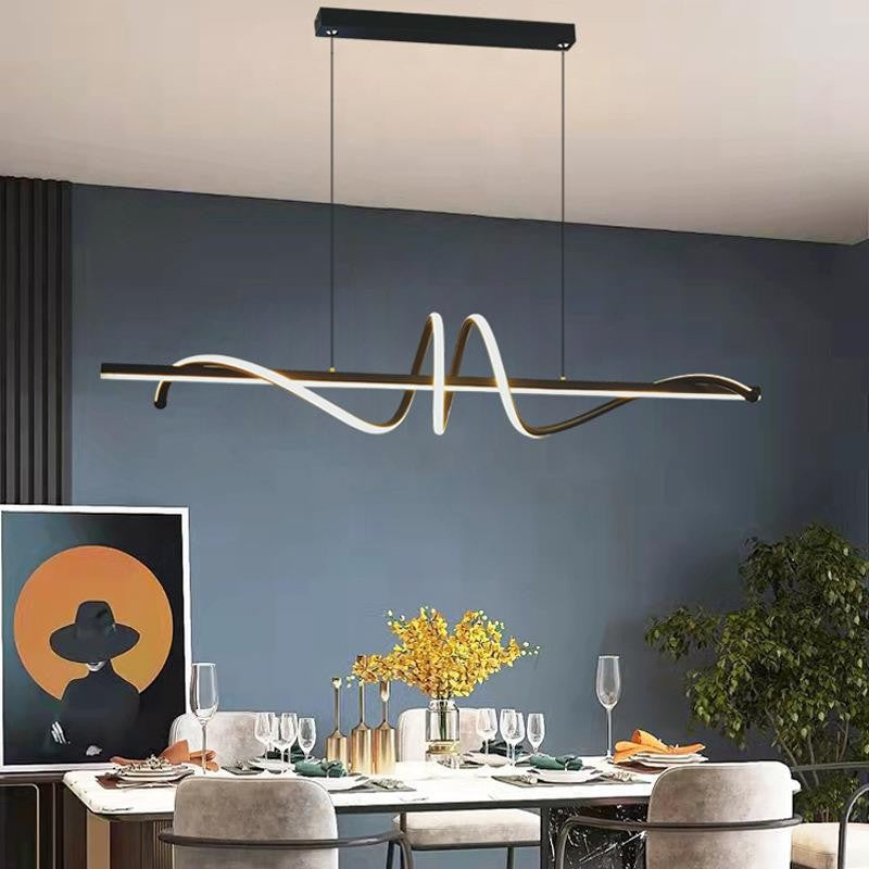 Modern Design Chandelier Ceiling Light Tricolor for Kitchen Hanging Light Bar Counter Pendant Lights
