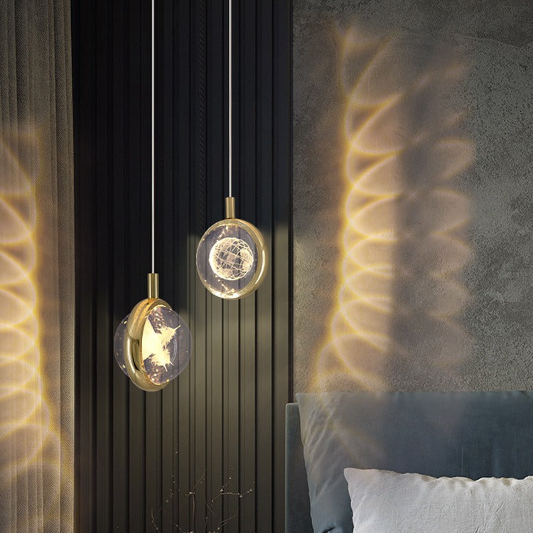 Chandelier Ceiling Lights Bar Counter Drop Hanging Pendant Lights for Bedroom Sleep Night Lights