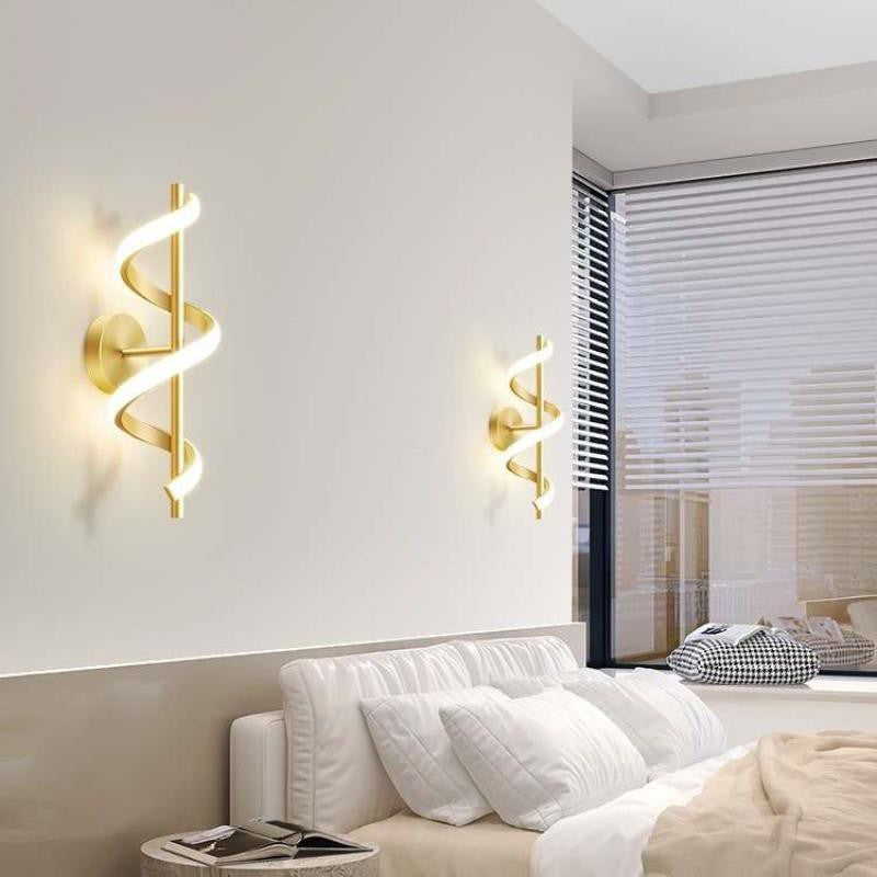 Wall Lamp Indoor Bedside Lamps for Bedroom LED Tri Color Nordic Wall Light Decor Night Lights