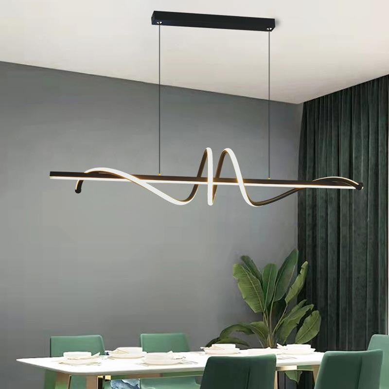 Modern Design Chandelier Ceiling Light Tricolor for Kitchen Hanging Light Bar Counter Pendant Lights