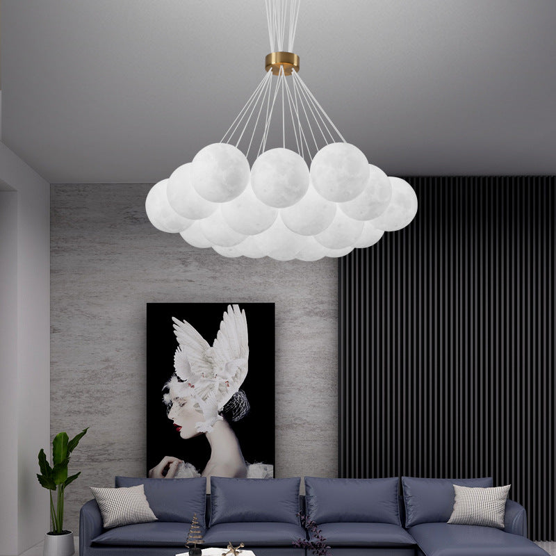 Modern LED Pendant Lights Tri Color Chandelier for Living Room Dining Hanging Light Ceiling Lights