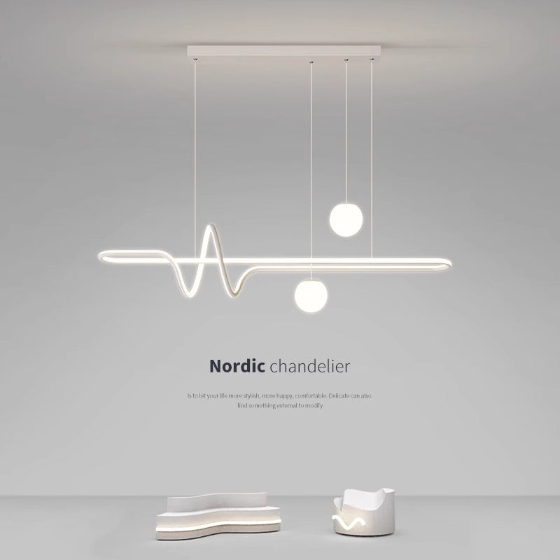Modern Tri Color Kitchen Hanging Lamp Chandelier Ceiling Light for Dining Bar Counter Pendant Lights