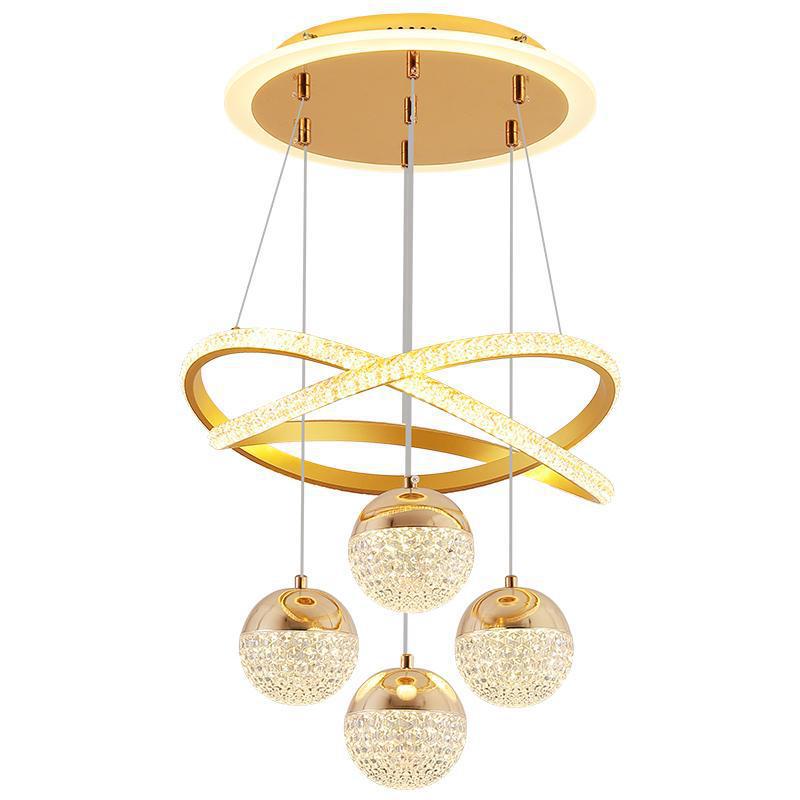 Chandelier Ceiling Lights Tri Color fo rDinning Modern Design Drop Lamp Hanging Lights Living Room