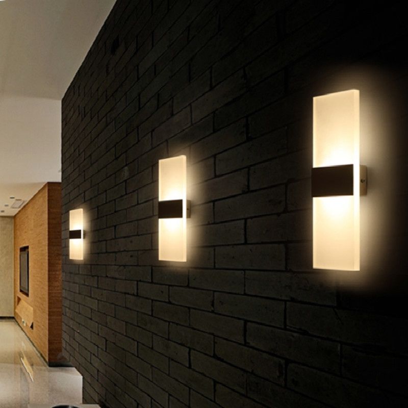 Bedside lamp wall light for bedroom background lamps corridor hallway lamp sleep light night lights