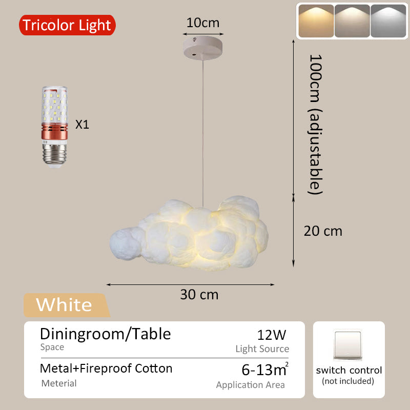 Chandelier Ceiling Lights Tri Color Bedroom Modern Pendant Light for Living Room Drop Hanging Lamps