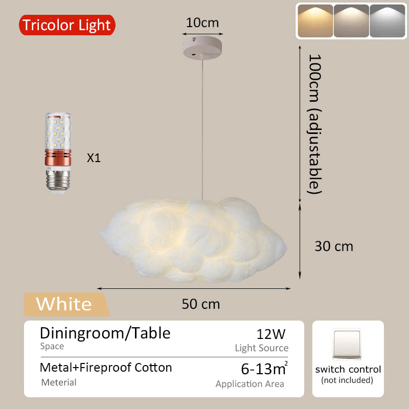Chandelier Ceiling Lights Tri Color Bedroom Modern Pendant Light for Living Room Drop Hanging Lamps