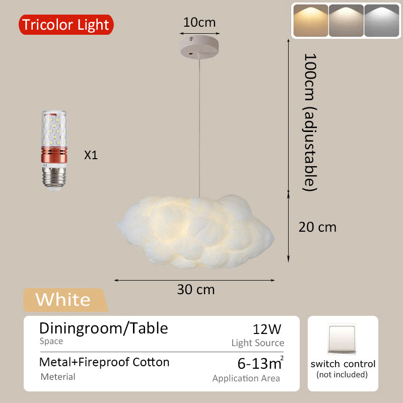 Chandelier Ceiling Lights Tri Color Bedroom Modern Pendant Light for Living Room Drop Hanging Lamps