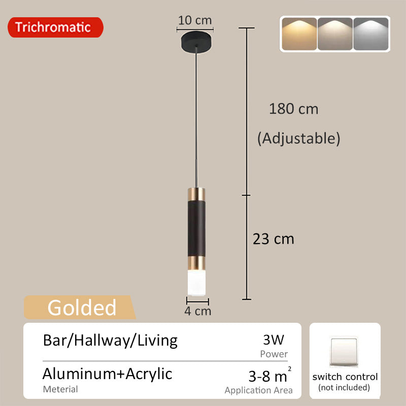 Modern Chandelier Ceiling Lights for Bedroom Bedside Pendant Lamps Drop Night Lights Hanging Light