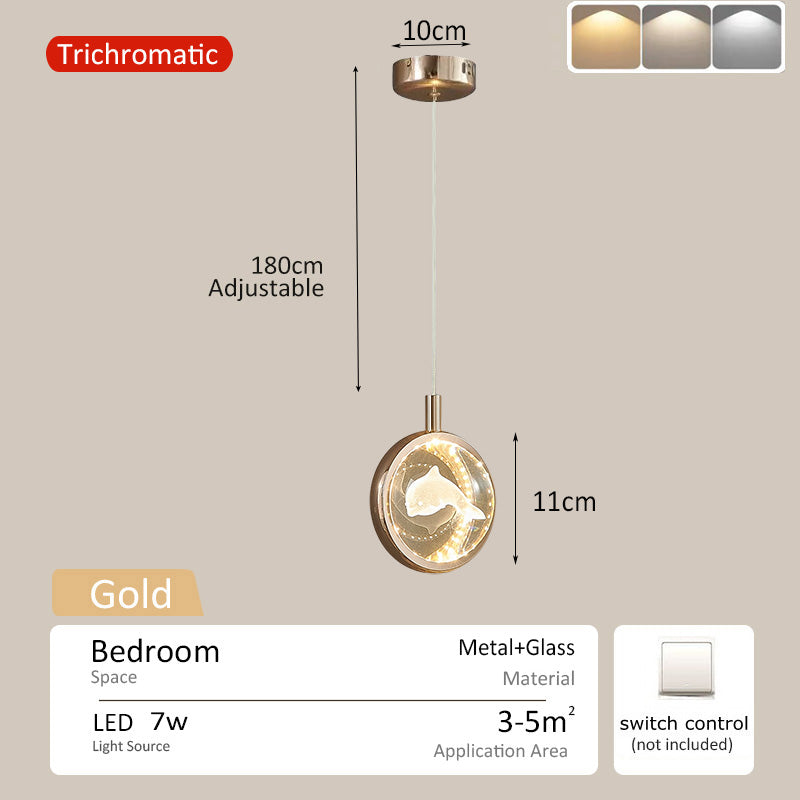 Chandelier Ceiling Lights Bar Counter Drop Hanging Pendant Lights for Bedroom Sleep Night Lights