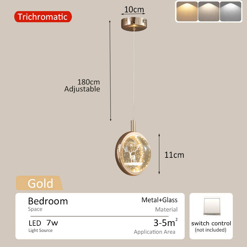 Chandelier Ceiling Lights Bar Counter Drop Hanging Pendant Lights for Bedroom Sleep Night Lights