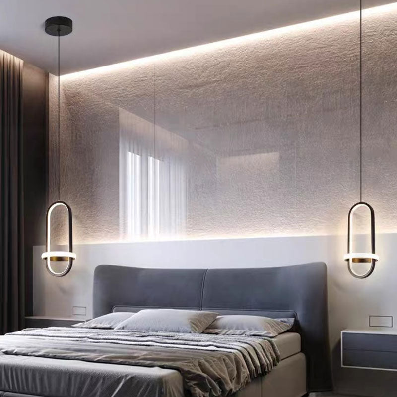 Nordic Modern Chandelier Ceiling Light Tri color Bar Counter Drop Lights Hanging Lamps for Bedroom