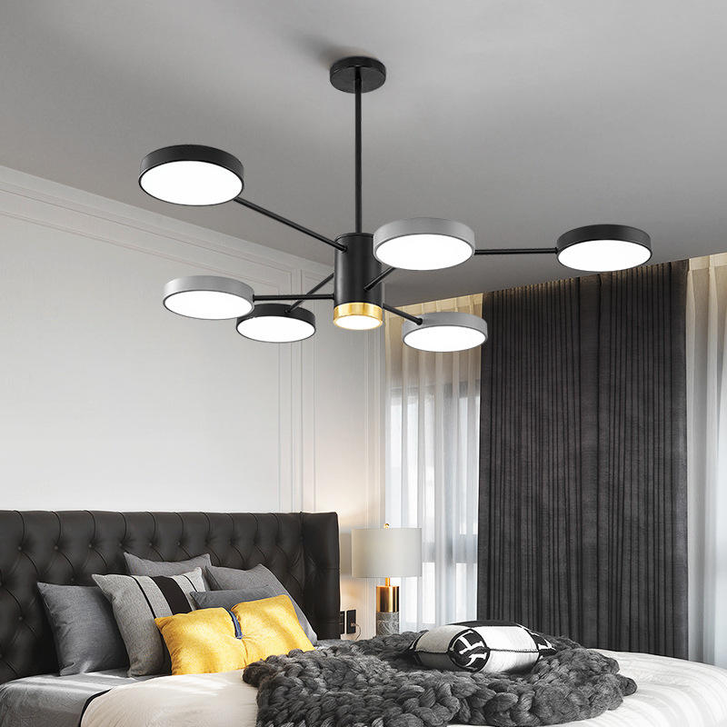 Nordic Living Room Chandelier Modern Simple LED Chandelier Restaurant Bedroom Lamp Creative Chandelier