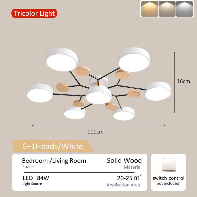 aesthetic living room hanging lights modern minimalist hanging lights led ceiling lights decorative bedroom 3 color wall control lights