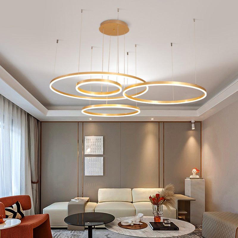 Modern Design Chandelier With Remote Ceiling Light Tri Color Drop Lamps Cieling Lights Hanging Light