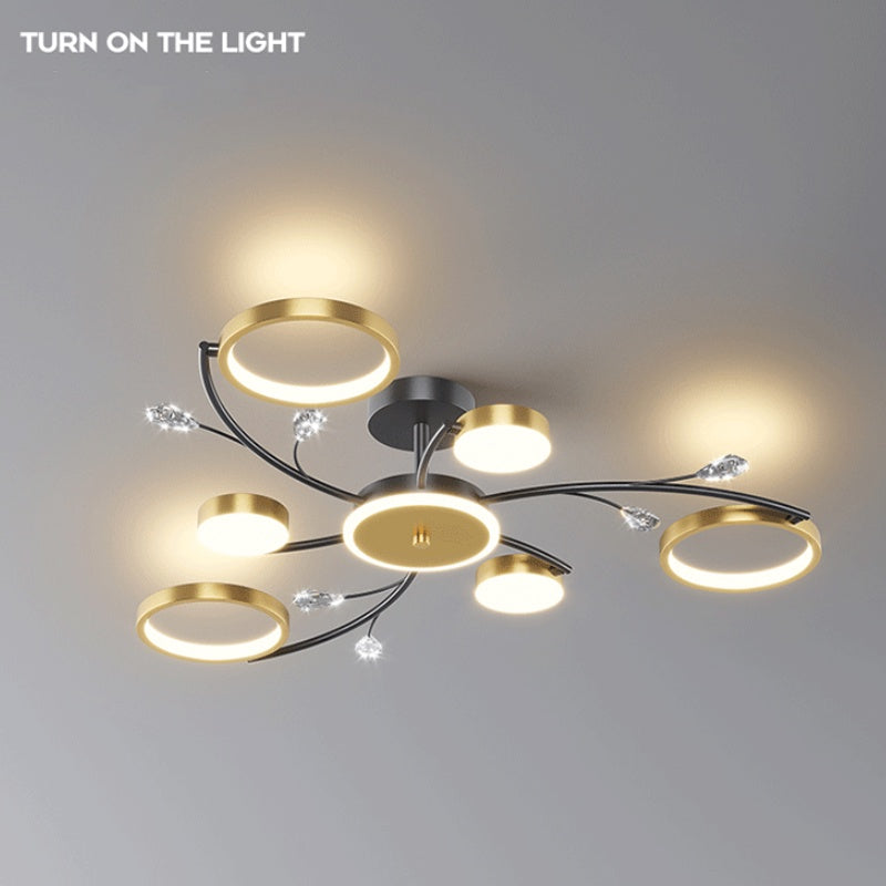 Ceiling Lamp Bedroom Center Light Ceiling Modern Chandelier Ceiling Light Tri color for Dinning room