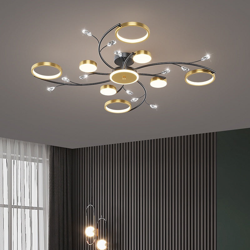 Ceiling Lamp Bedroom Center Light Ceiling Modern Chandelier Ceiling Light Tri color for Dinning room