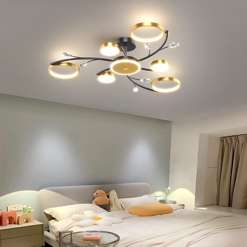 Ceiling Lamp Bedroom Center Light Ceiling Modern Chandelier Ceiling Light Tri color for Dinning room