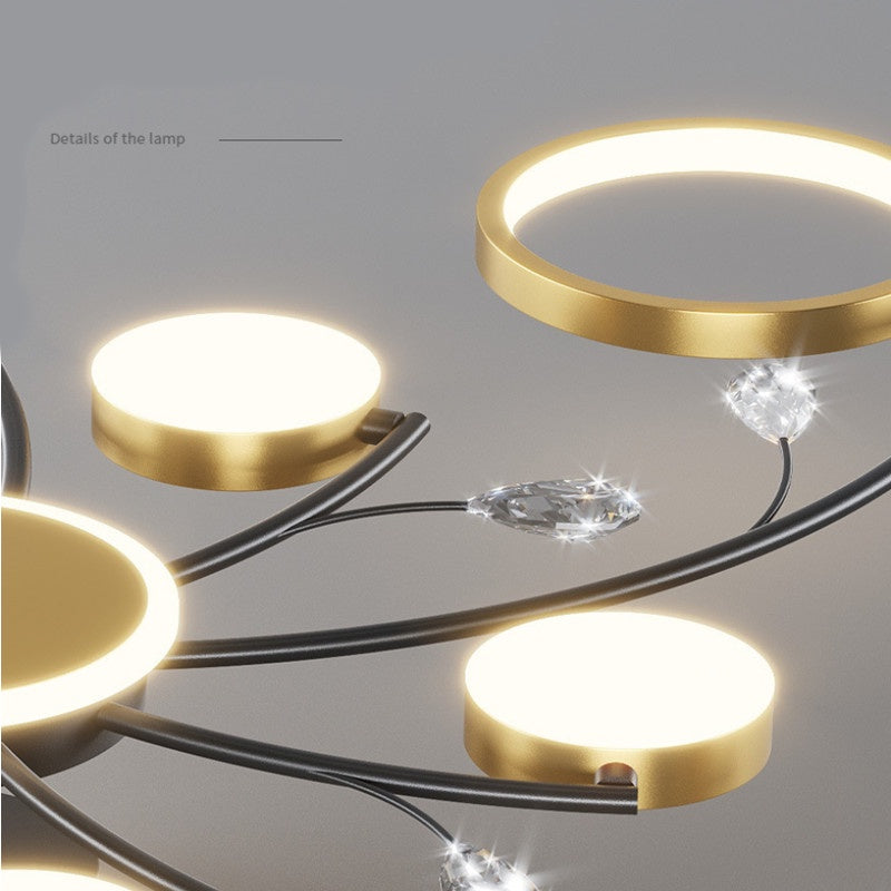 Ceiling Lamp Bedroom Center Light Ceiling Modern Chandelier Ceiling Light Tri color for Dinning room