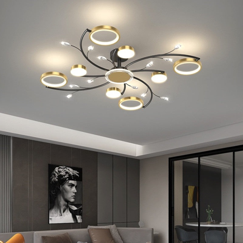Ceiling Lamp Bedroom Center Light Ceiling Modern Chandelier Ceiling Light Tri color for Dinning room